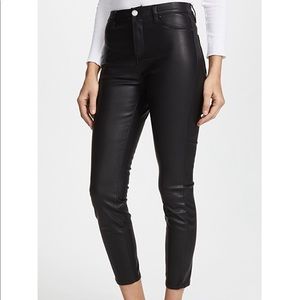 NEVER WORN BEFORE BLANK NYC VEGAN LEATHER JEANS
